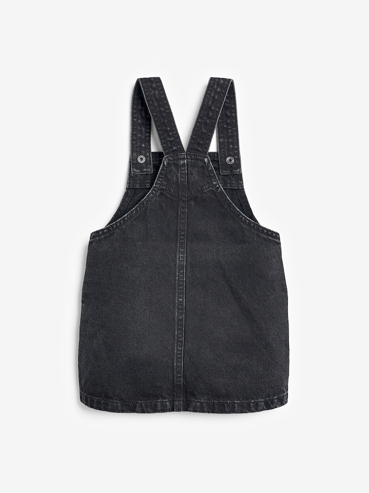 Black Denim Pinafore Dress (3mths-7yrs) - Image 5 of 6