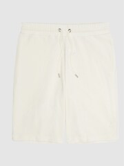 Reiss Ecru Star Velour Jersey Shorts - Image 2 of 5