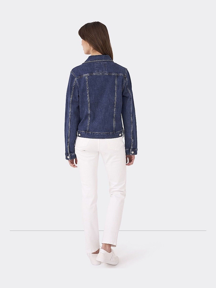 Crew Clothing Mid Blue  Cotton  Casual Jacket - Image 2 of 4