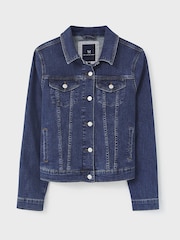 Crew Clothing Mid Blue  Cotton  Casual Jacket - Image 3 of 4