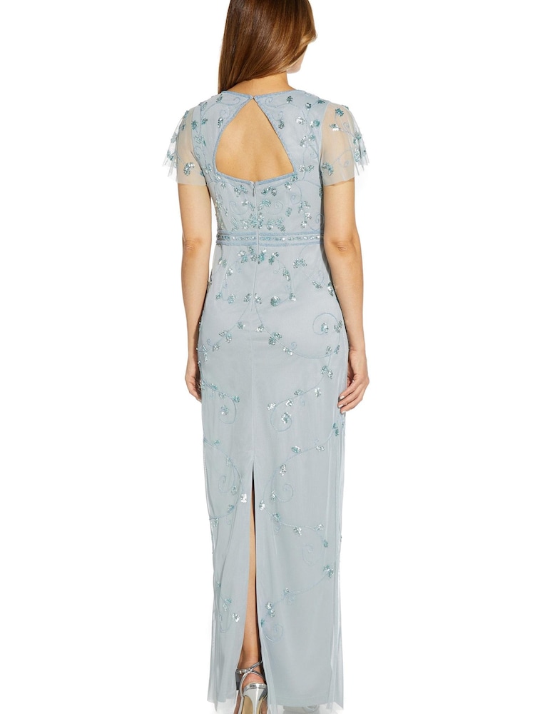 Adrianna Papell Papell Studio Beaded Long Dress - Image 2 of 5