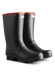 Hunter Black Argyll Short Knee Wellies - Image 2 of 5
