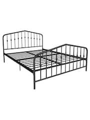 Novogratz Black Bushwick Metal Bed Frame - Image 3 of 5
