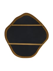 Libra Gold Small Organic Curved Mirror - Image 4 of 4