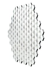Libra Interiors Honeycomb Hexagonal Convex Mirror - Image 3 of 4