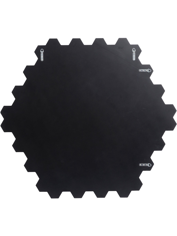 Libra Interiors Honeycomb Hexagonal Convex Mirror - Image 4 of 4