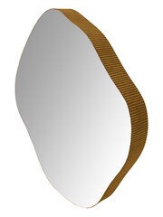 Libra Gold Large Champagne Organic Metal Framed Mirror - Image 3 of 4