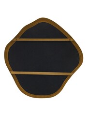 Libra Gold Large Champagne Organic Metal Framed Mirror - Image 4 of 4