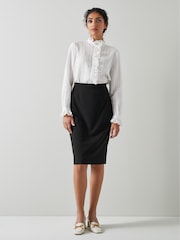 LK Bennett Black Nina Pencil Skirt - Image 1 of 4