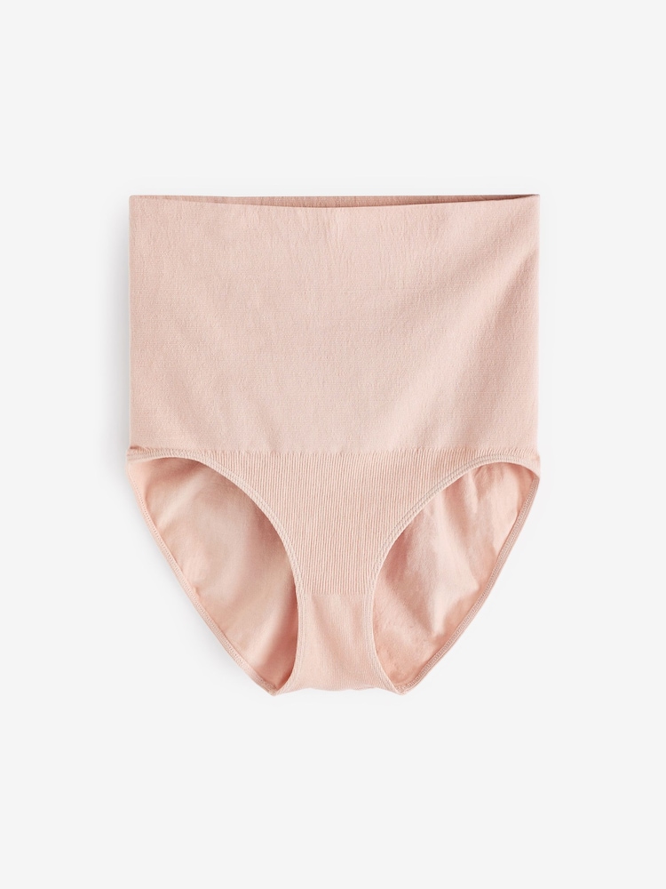 Seraphine Grey & Blush Pink Post Maternity Shaping Briefs –Twin Pack - Image 3 of 9