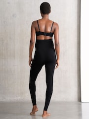 Seraphine Black and Grey Bamboo Maternity Leggings – Twin Pack - Image 5 of 5