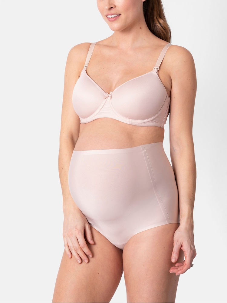 Seraphine Nude No VPL Over Bump Maternity Briefs - Image 3 of 6