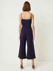 French Connection Blue Whisper Ruther Belted Culottes - Image 2 of 4