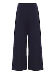 French Connection Blue Whisper Ruther Belted Culottes - Image 4 of 4