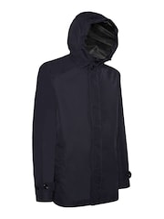 Geox Mens Bayle Blue Parka Jacket - Image 3 of 5