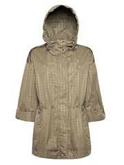 Geox Womens Green Faviola Mid Parka Jacket - Image 2 of 6