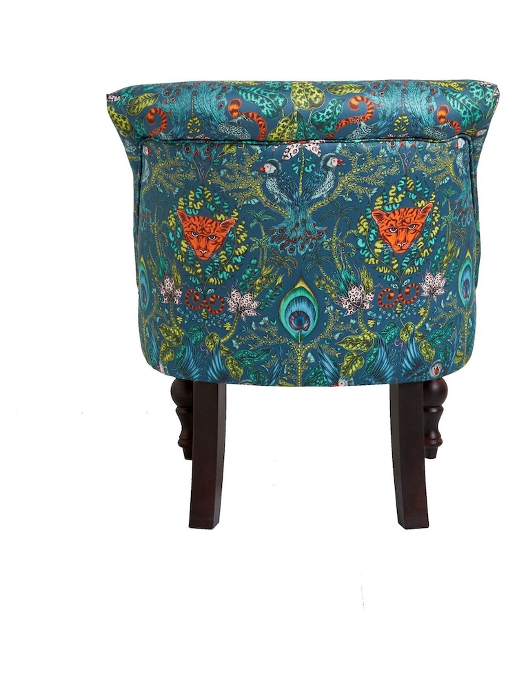 Emma Shipley Navy Blue Langley Amazon Velvet Chair - Image 4 of 4