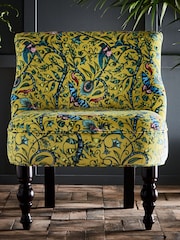 Emma Shipley Lime Green Langley Rousseau Velvet Chair - Image 1 of 4