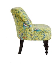 Emma Shipley Lime Green Langley Rousseau Velvet Chair - Image 3 of 4
