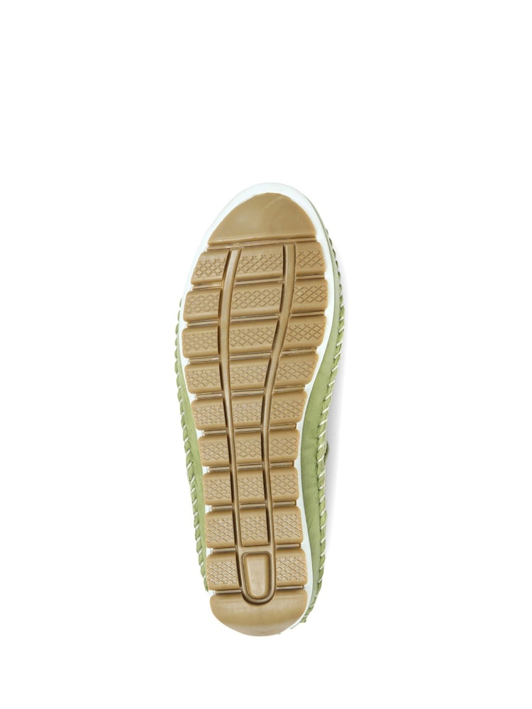Grün - Pavers Mary-Jane-Schuhe aus Leder mit Klettverschluss - Bild 5 von 5 Grün - Pavers Mary-Jane-Schuhe aus Leder mit Klettverschluss - Bild 5 von 5