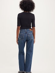 Levi's® Indigo Destructed 501® '90s Straight Fit Jeans - Image 2 of 8