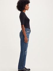 Levi's® Indigo Destructed 501® '90s Straight Fit Jeans - Image 4 of 8