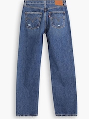 Levi's® Indigo Destructed 501® '90s Straight Fit Jeans - Image 7 of 8