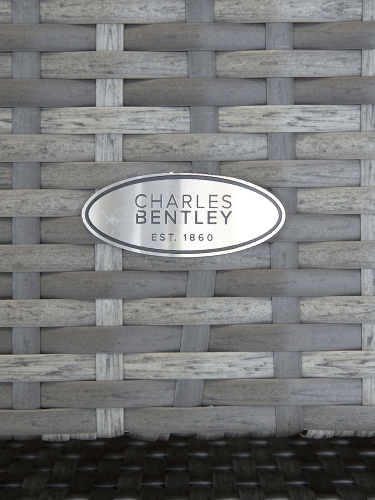 Charles Bentley Grey Garden 4 Piece Rattan Dining Set - Image 5 of 5