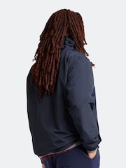 Lyle & Scott Navy Blue Plus Size Hooded Jacket - Image 2 of 5
