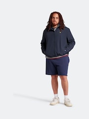 Lyle & Scott Navy Blue Plus Size Hooded Jacket - Image 3 of 5
