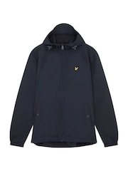 Lyle & Scott Navy Blue Plus Size Hooded Jacket - Image 5 of 5