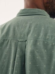 FatFace Green Cluster Print Shirt - Image 3 of 4