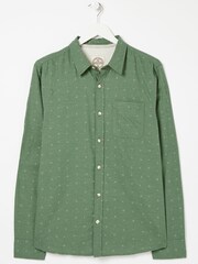 FatFace Green Cluster Print Shirt - Image 4 of 4