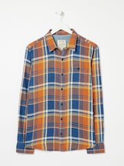 FatFace Orange Botany Check Shirt - Image 4 of 4