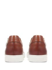 Jones Bootmaker Mens Simon Leather Trainers - Image 3 of 6