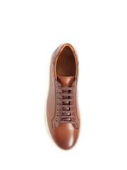 Jones Bootmaker Mens Simon Leather Trainers - Image 6 of 6