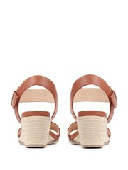 Jones Bootmaker Ladies Luana Leather Wedge Sandals - Image 4 of 6