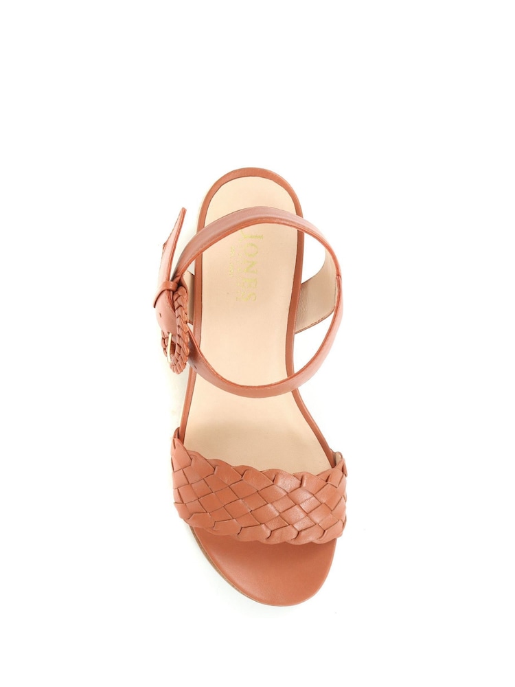 Jones Bootmaker Ladies Luana Leather Wedge Sandals - Image 6 of 6