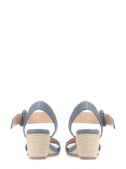 Jones Bootmaker Ladies Luana Leather Wedge Sandals - Image 3 of 6