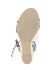Jones Bootmaker Ladies Luana Leather Wedge Sandals - Image 5 of 6