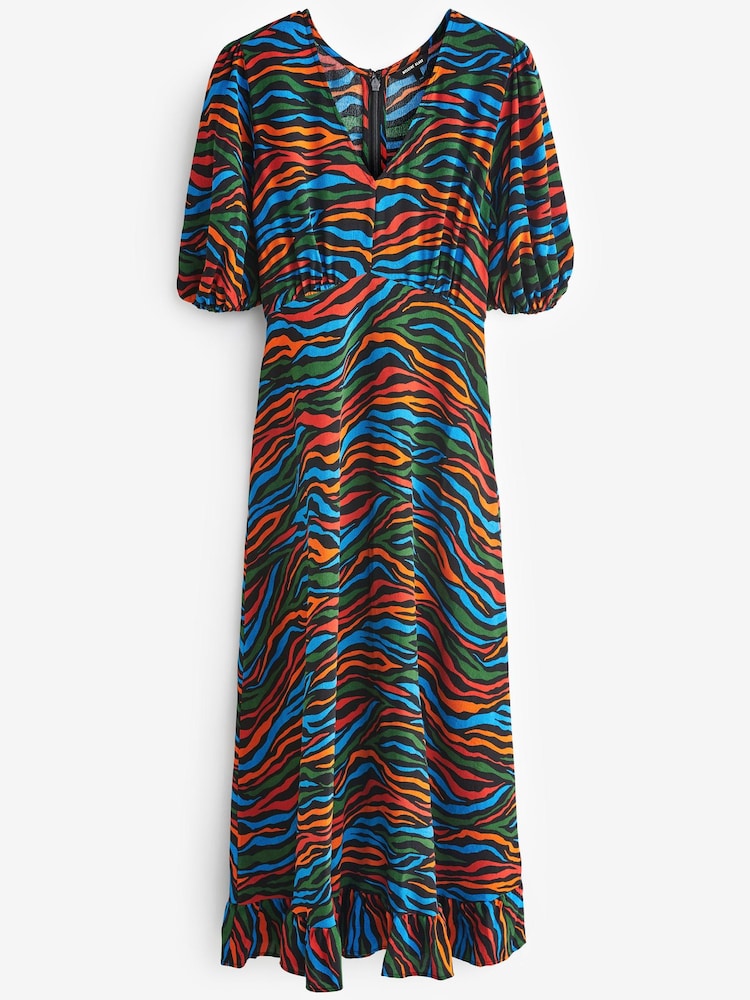 Myleene Klass Printed Midi Tea Dress - Image 5 of 5