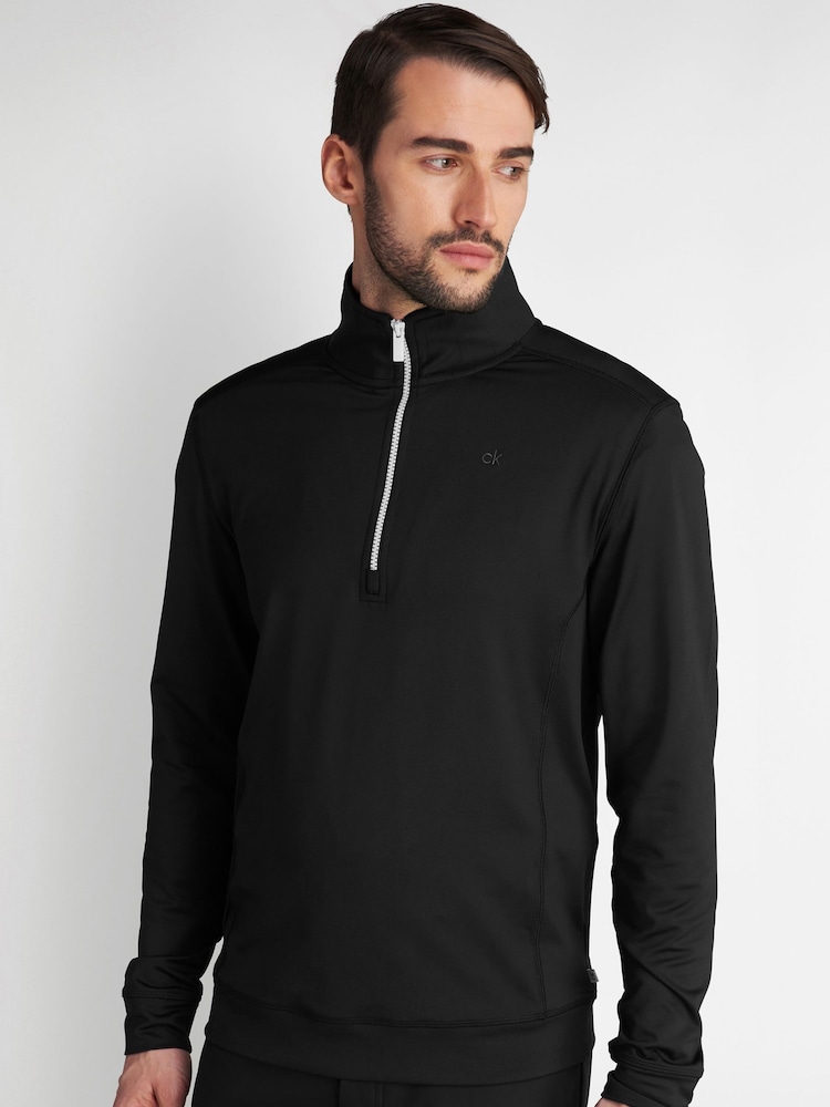 Calvin Klein Golf Orbit Quarter Zip Jumper - Image 1 of 9 Calvin Klein Golf Orbit Quarter Zip Jumper - Image 1 of 9