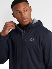 Calvin Klein Golf Blue Ultron Hooded Jacket - Image 4 of 8