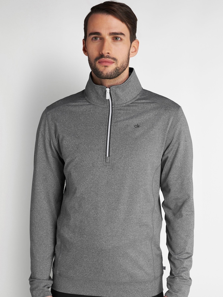 Calvin Klein Golf Orbit Quarter Zip Jumper - Image 1 of 8