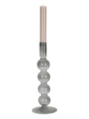 pt, Black Large Swirl Bubbles Glass Candle Holder - Image 3 of 4