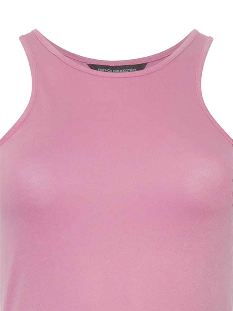 French Connection Purple Solid Meadow Jersey Racer Back Bodycon Dress - Image 4 of 4