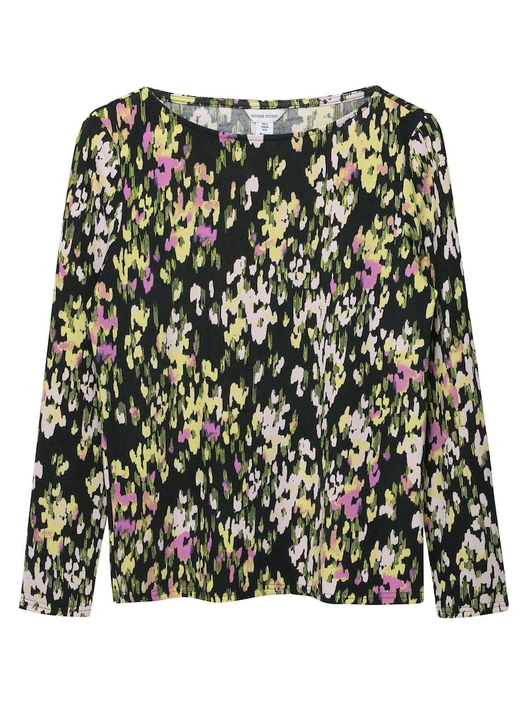 Sonder Studio Abstract Floral Print Top - Image 3 of 3