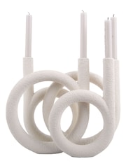 pt, White Resin Rings Candle Holder - Image 2 of 3