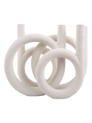 pt, White Resin Rings Candle Holder - Image 3 of 3