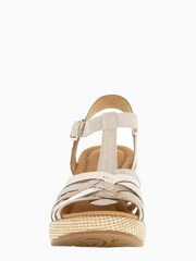 Gabor Cheri Leinen Combination Suede Sandals - Image 4 of 5